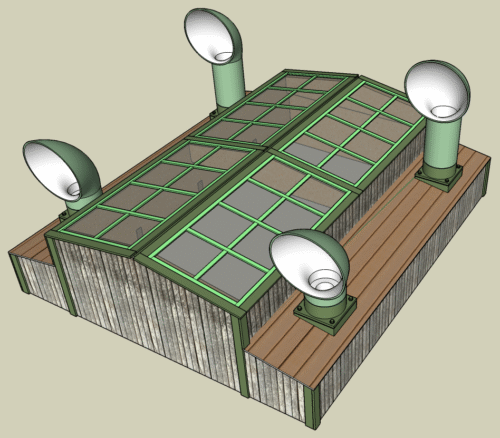 Structure sloped roof v4
